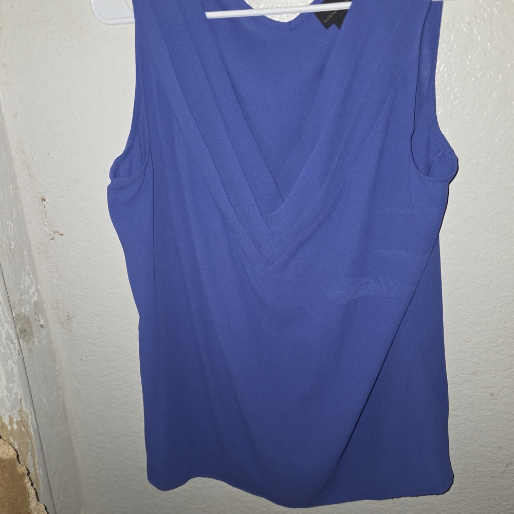 JM Collection Royal Blue Tank Top